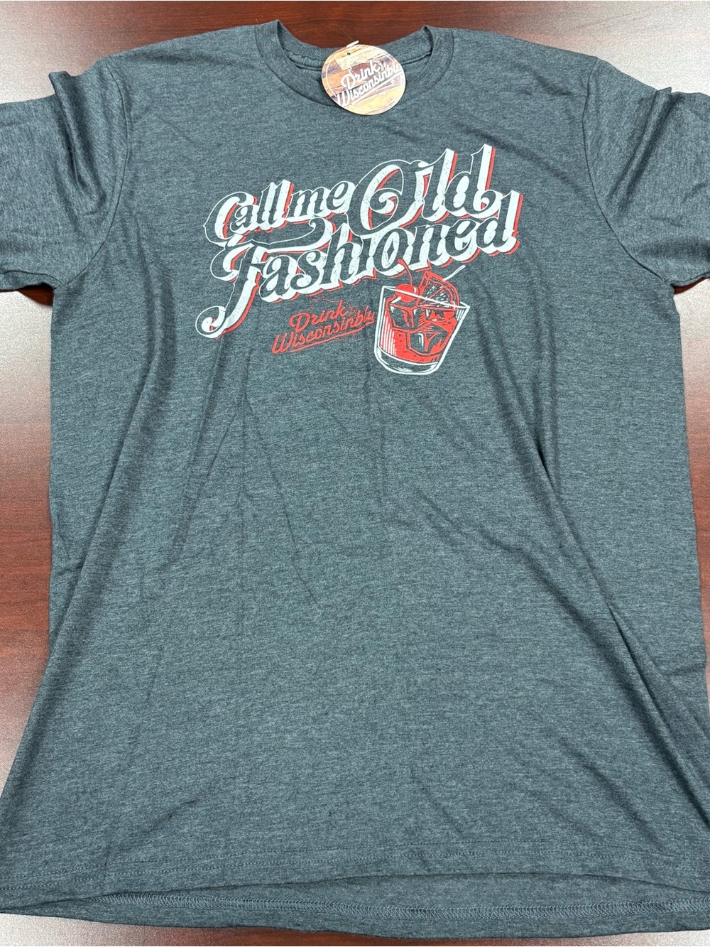Call Me Old Fashioned Graphic Tee - Charcoal Heather